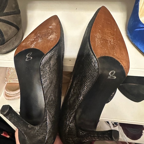 Stuart weitzman leather patterned heels - Picture 5 of 5